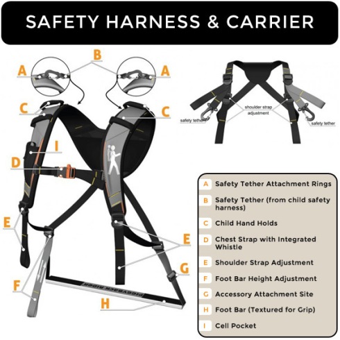 Piggyback Rider - standing child carrier